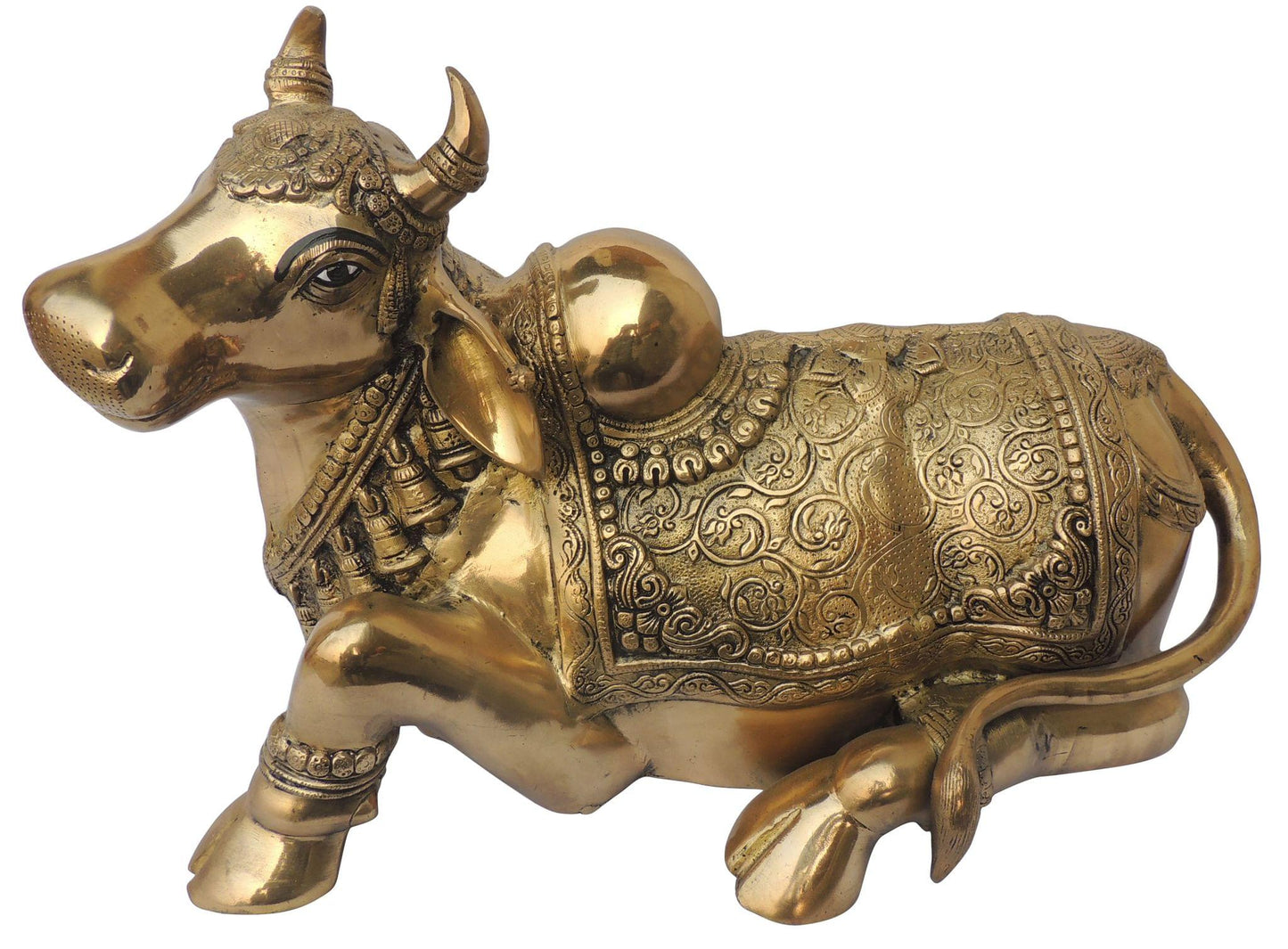 Brass Nandi Statue