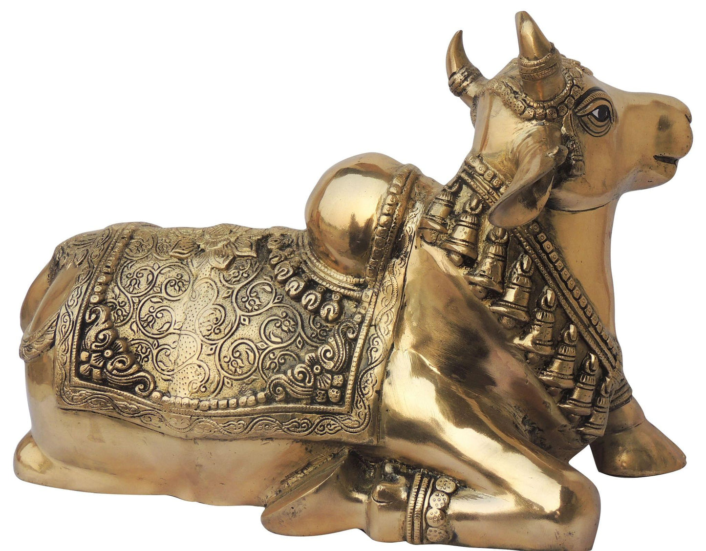 Brass Nandi Statue