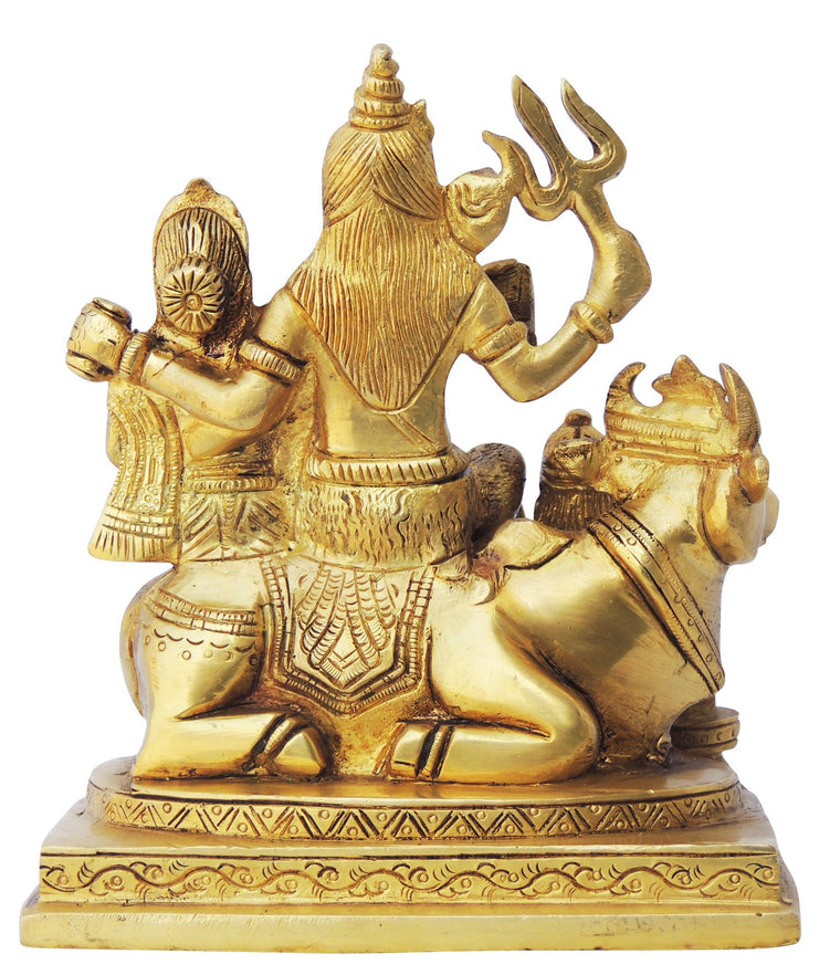 Brass Shiv Parivar God Idol Statue | Shiv Family idol