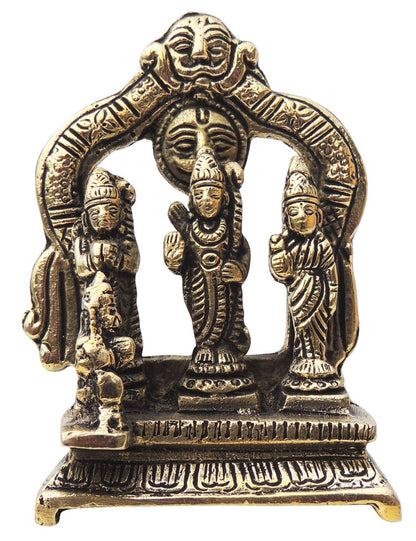 Brass Ram Darbar God Idol Statue