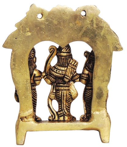 Brass Ram Darbar God Idol Statue