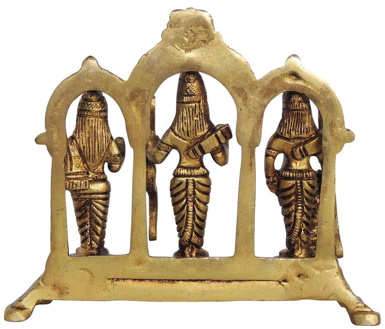 Brass Ram Darbar God Idol Statue