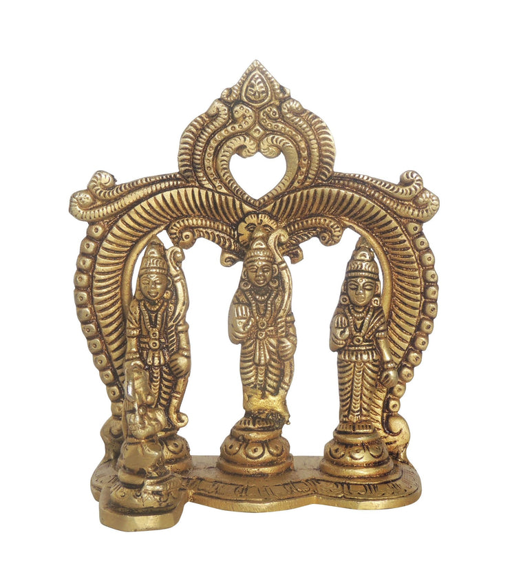 Brass Ram Darbar God Idol Statue