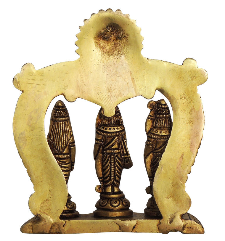 Brass Ram Darbar God Idol Statue