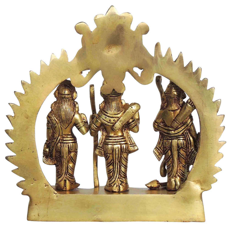 Brass Ram Darbar God Idol Statue