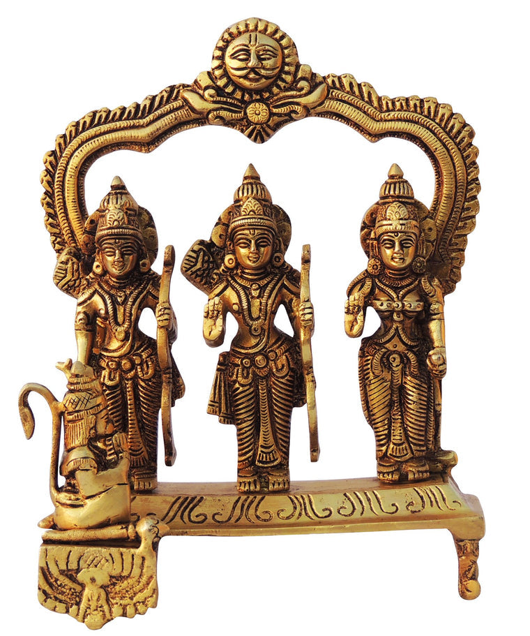 Brass Ram Darbar Statue