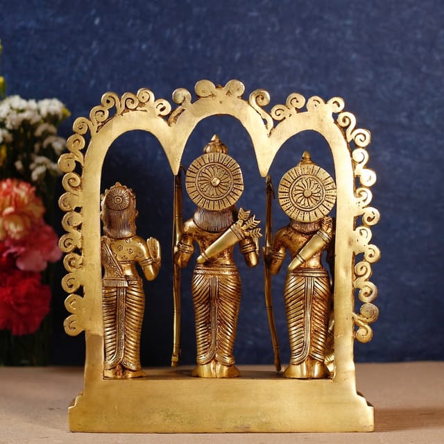 Brass Ram Darbar God Idol Statue