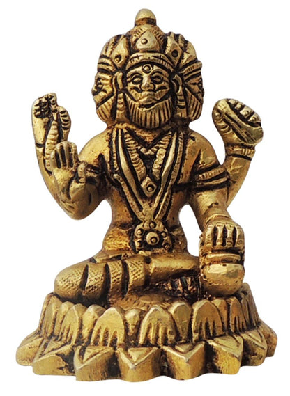 Brass Brahma Ji Statue