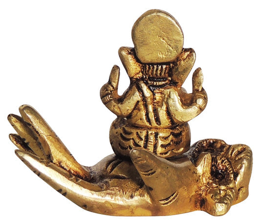 Brass Ganesh Ji God Idol Statue