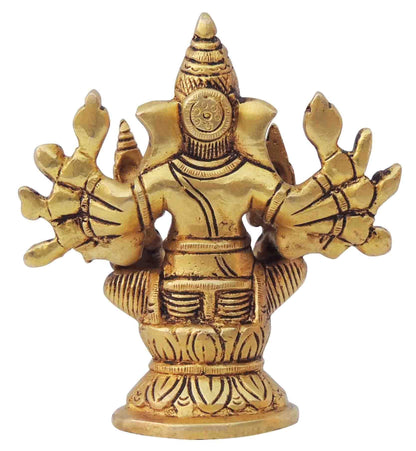 Brass Ganesh Parivar God Idol Statue