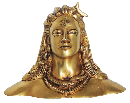 Brass Aadiyogi God Idol Statue