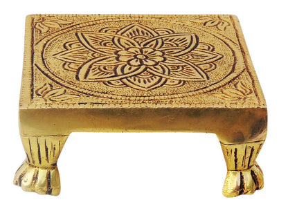 Brass Chowki For God Idols