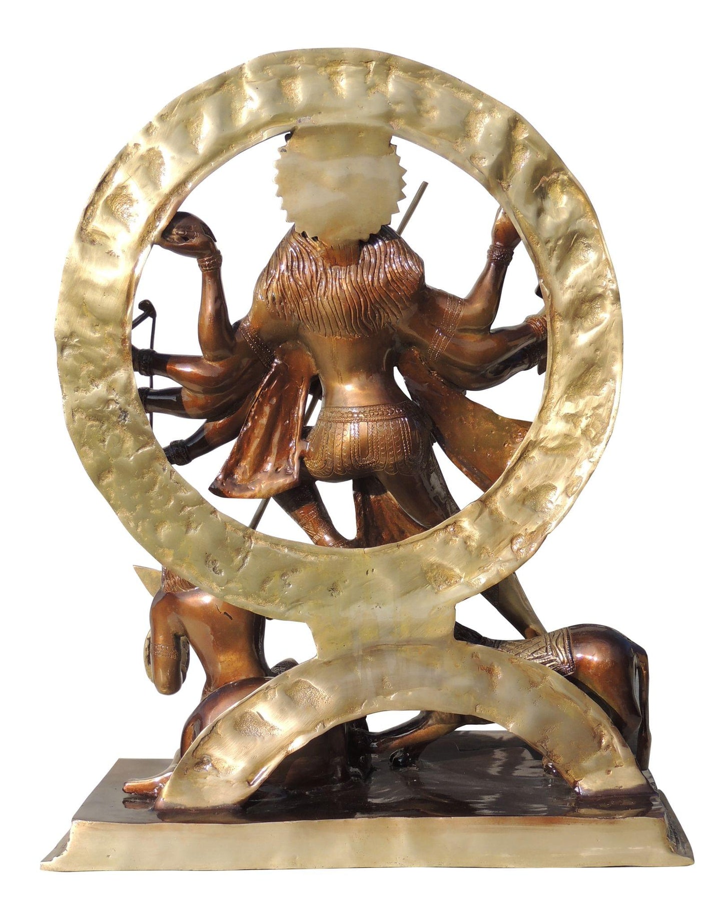 Brass Maa Mahishasur Mardini Statue