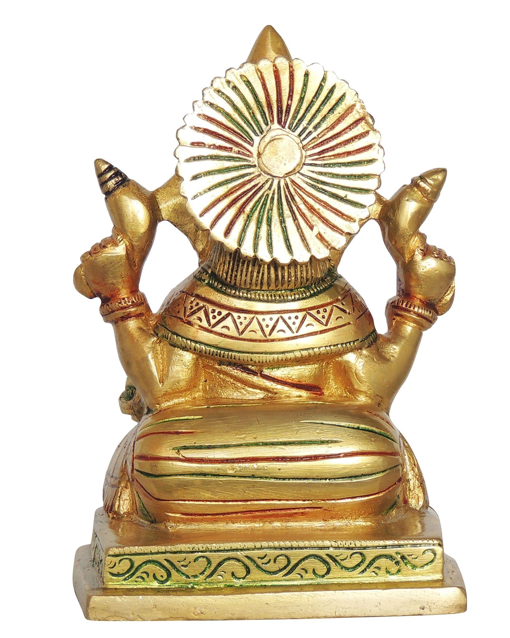 Brass Ganesh Ji God Idol Statue