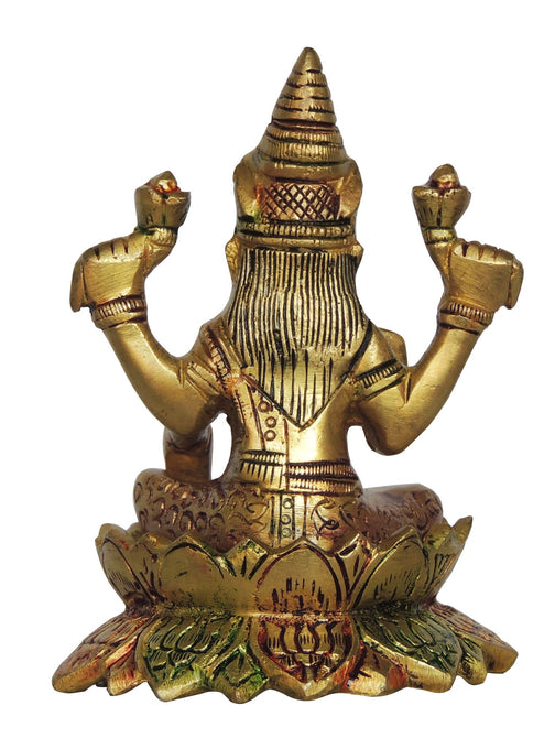 Goddess Brass Laxmi idol