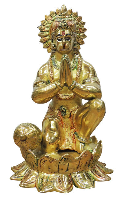 Brass Hanuman Ji Statue Idol