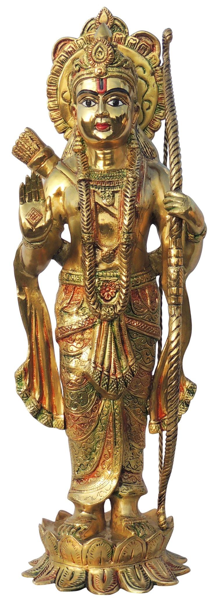 Brass Ram Ji Statue Idol