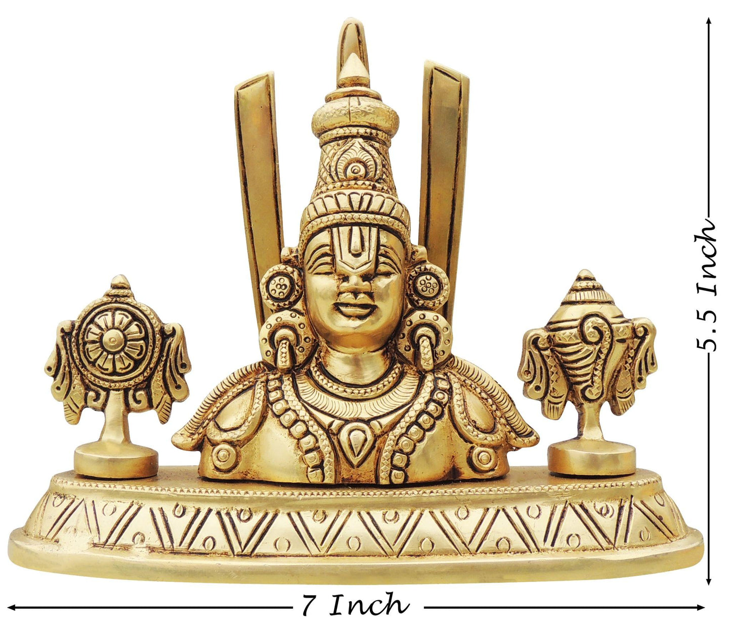 Brass Showpiece Tirupati Bala Ji Statue