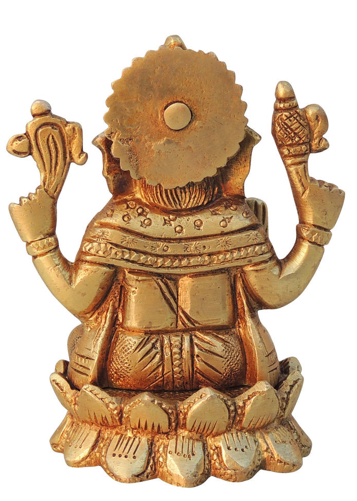 Brass Ganesh Ji God Idol Statue