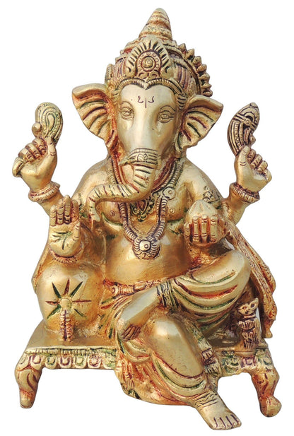 Brass Ganesh Ji God Idol Statue Kg