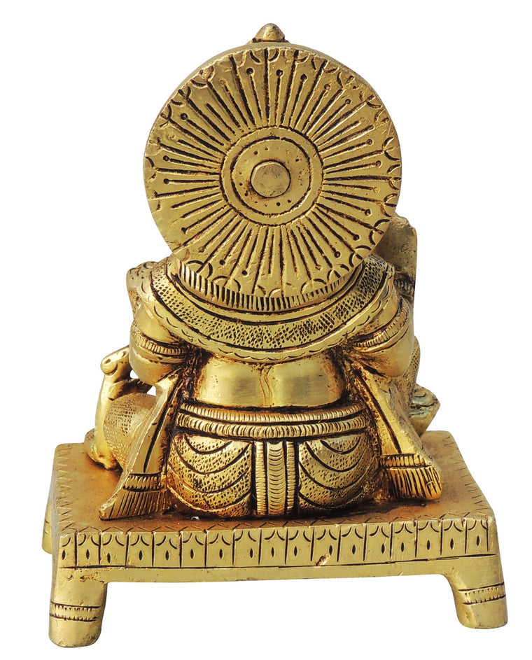 Brass Kuber Ji God Idol Statue