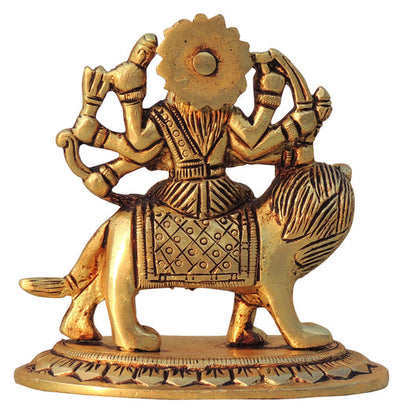 Brass Goddess Durga Idol