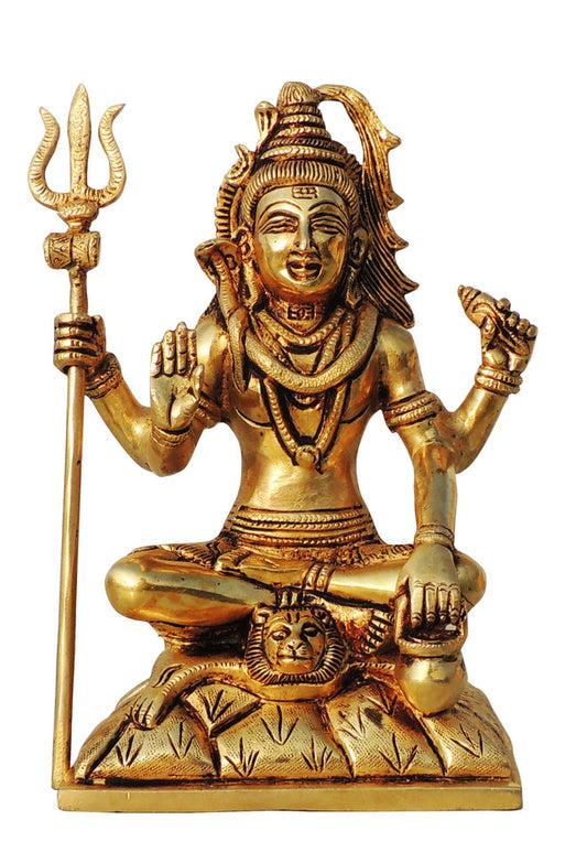 Brass Shiv Ji God Idol Statue