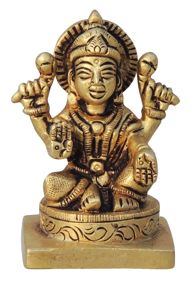 Goddess Brass Laxmi idol