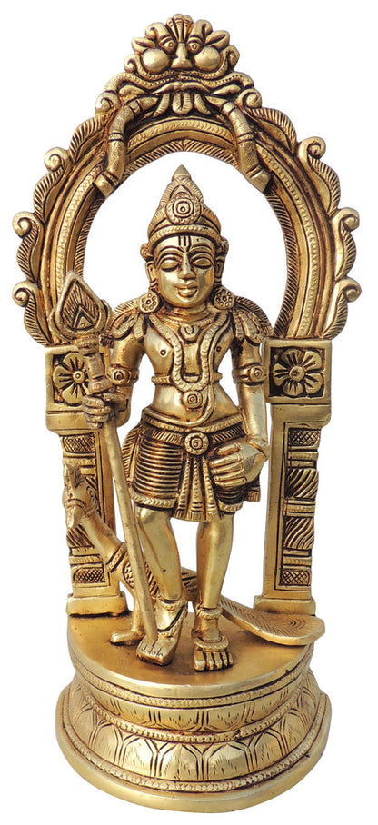 Brass Murugan God Idol Statue