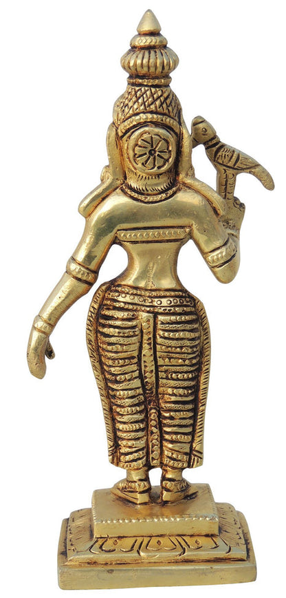 Brass Meenakshi Devi Idol Statue