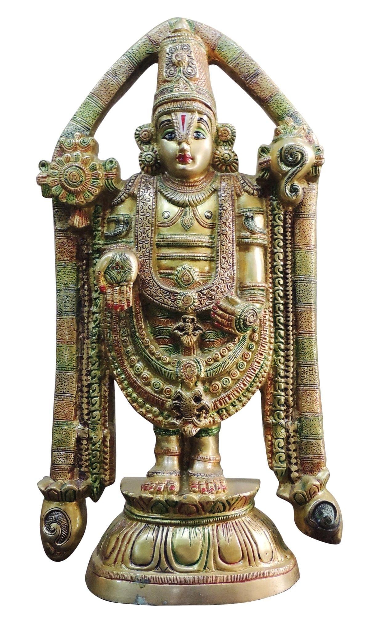 Brass Tirupati Bala Ji God Idol Statue