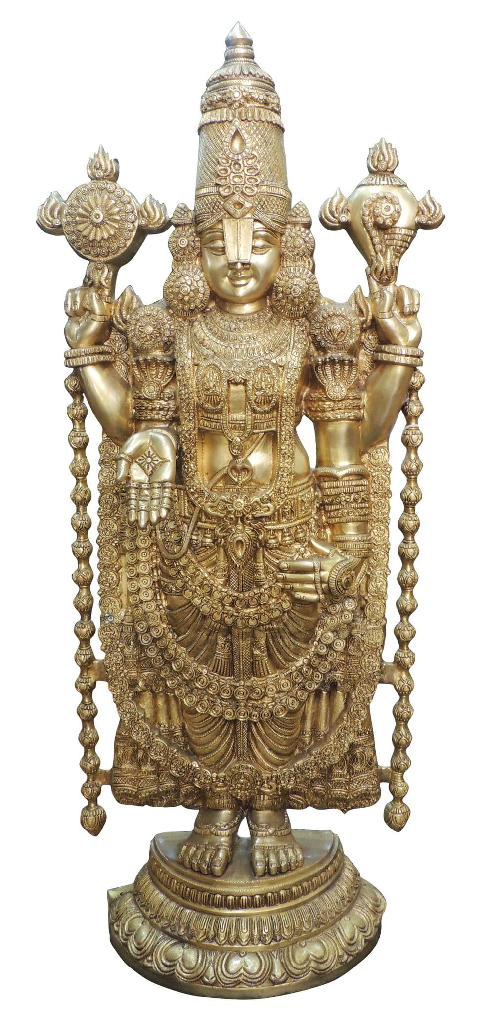 Brass Tirupati Bala Ji God Idol Statue