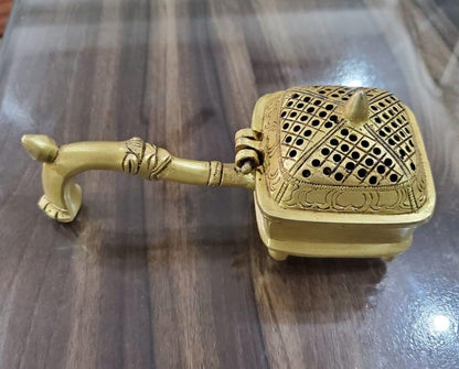 Brass Bakhoor Loban Dan Smoke Burner