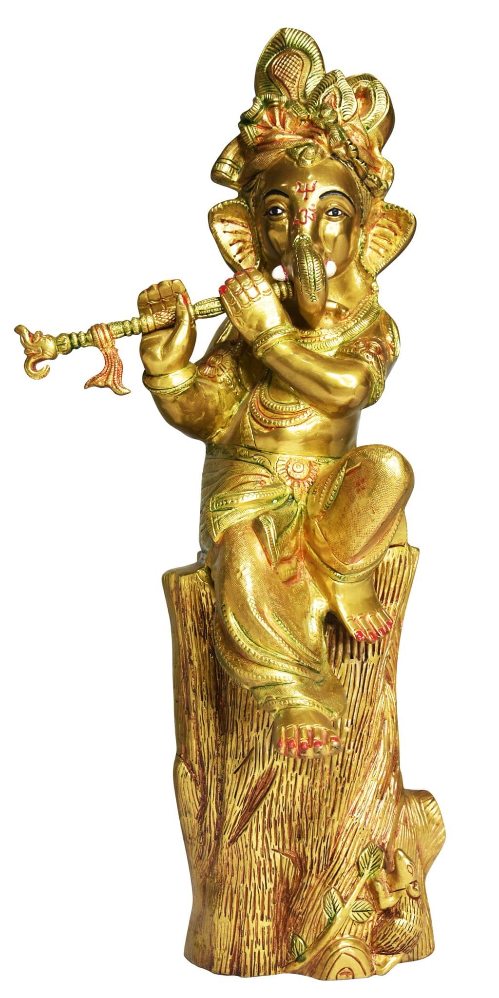 Brass Ganesh Ji God Idol Statue