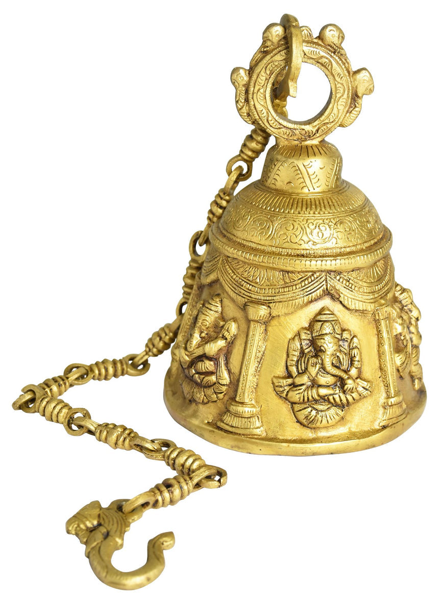 Brass Wall Hanging Temple Bell