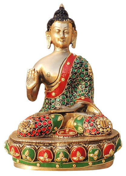 Brass Showpiece Buddha Ji God