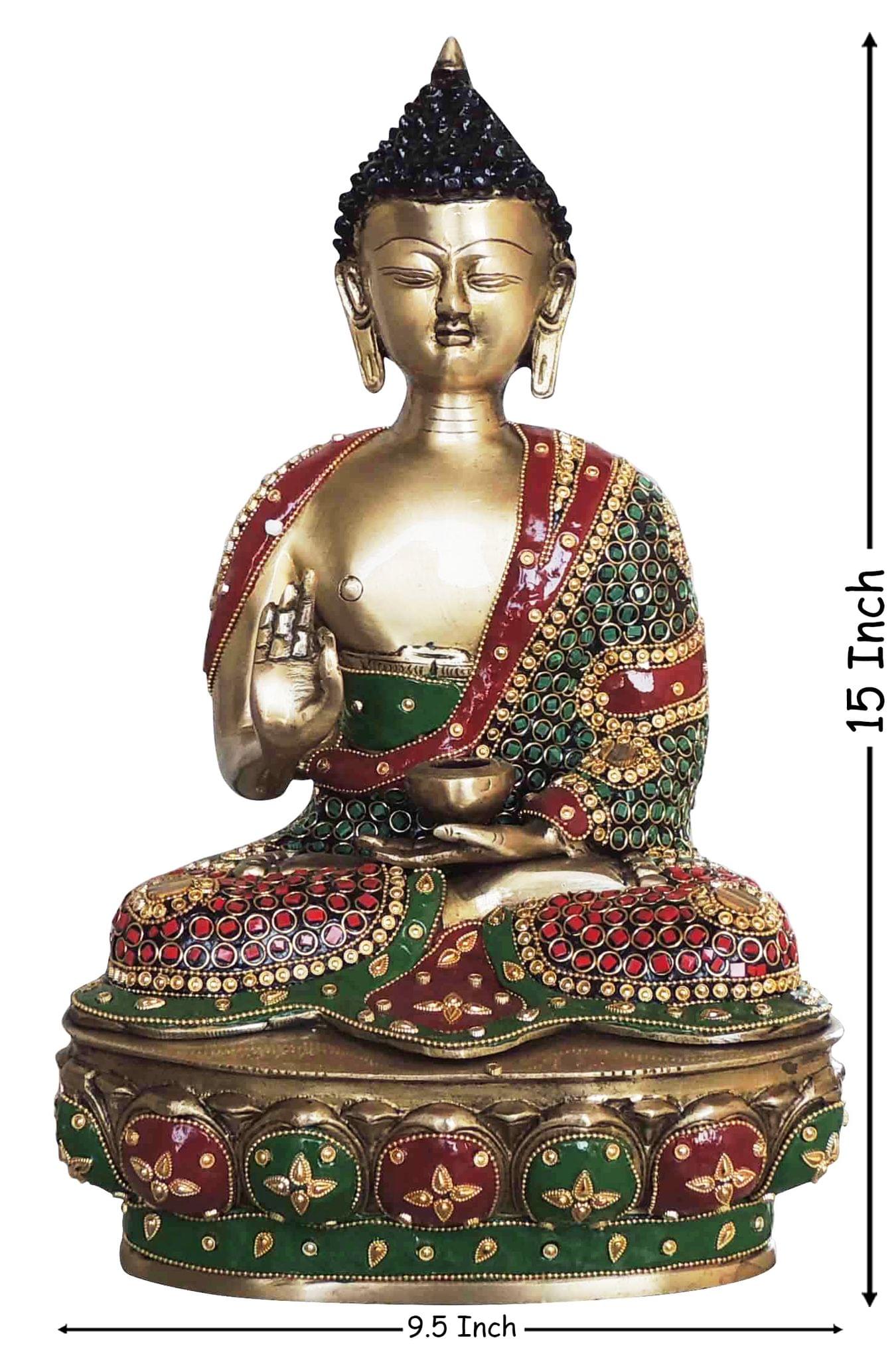 Brass Showpiece Buddha God