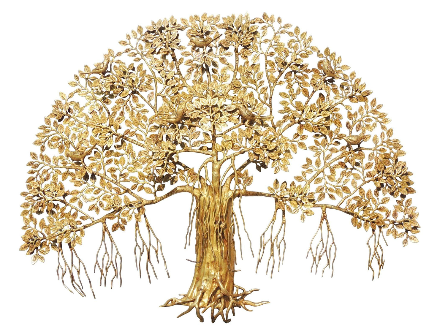 Brass Wall Hanging Showpiece Tree Statue