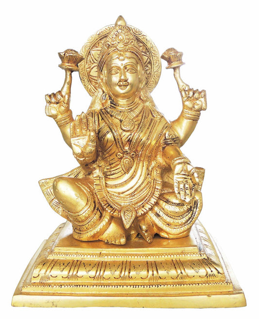 Brass Laxmi Ji Statue