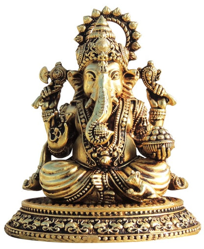 Brass 4.5 Inch Ganesh Idol