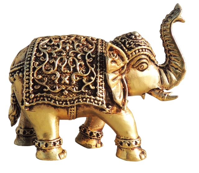 Brass Elephant Statue