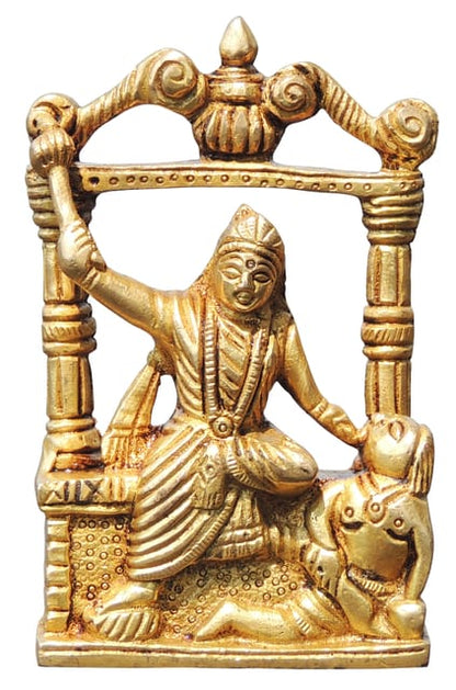 Brass Mahishasur Vardhini