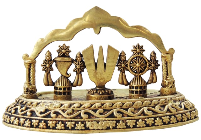 Brass Shankh Chakra