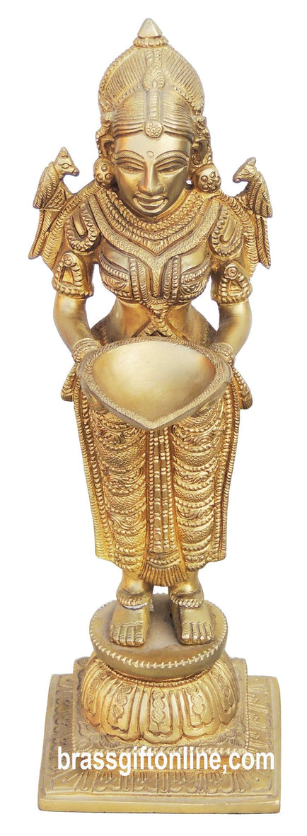 Brass Deep Lady Statue