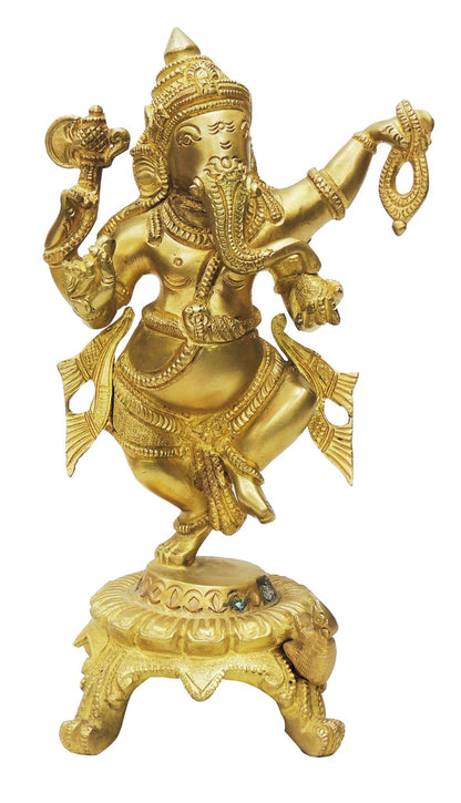 Brass Dancing Ganesh Sf