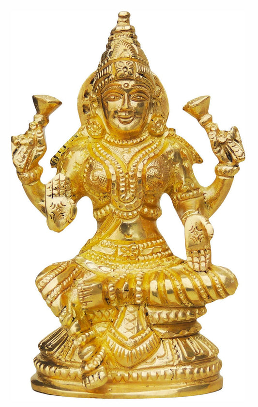 Brass Laxmi Ji Statue