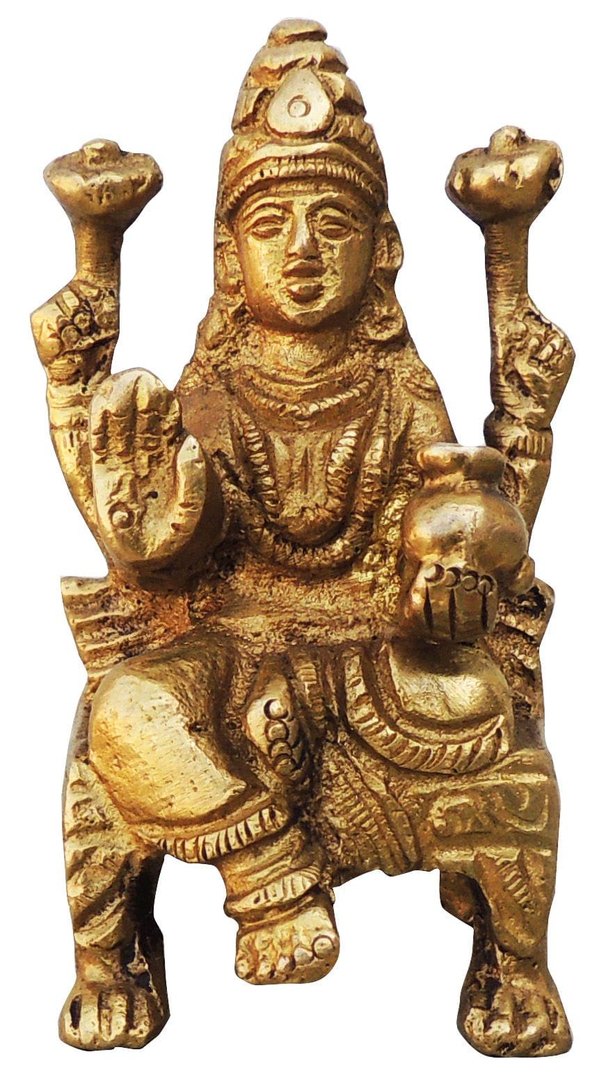 Goddess Brass Laxmi idol