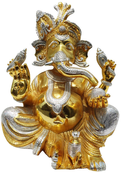 Brass Ganesh Ji God Idol Statue