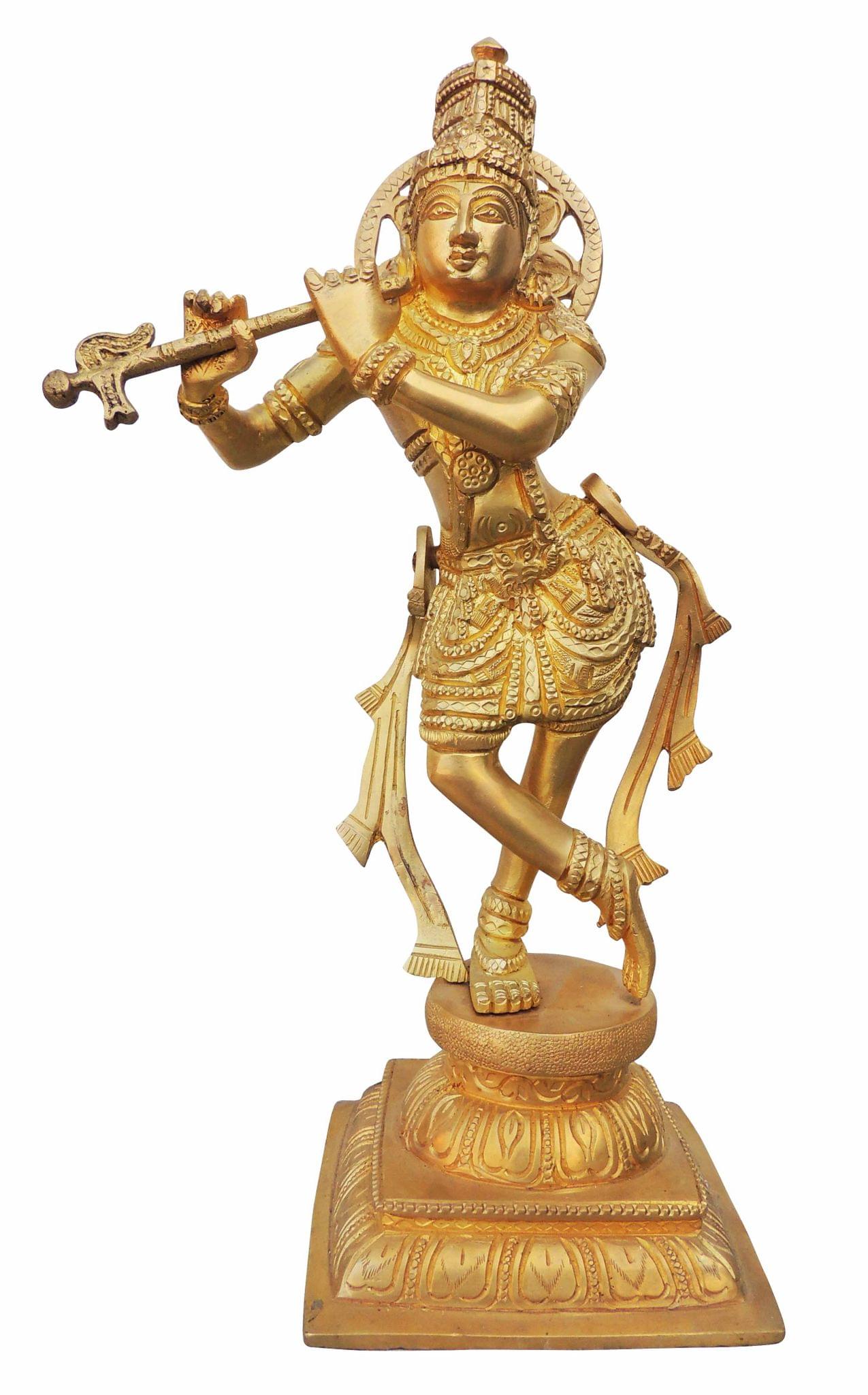 Brass Dancing Krishna Sf