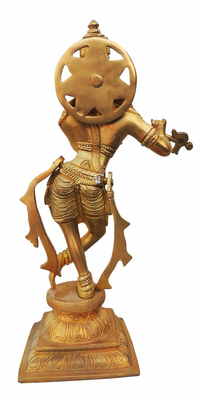 Brass Dancing Krishna Sf